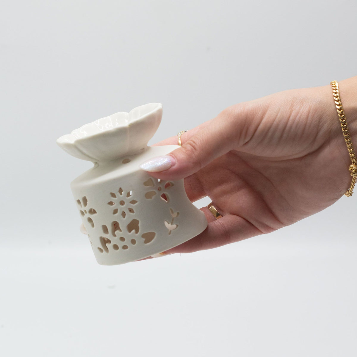 Agnes+Cat Oil Burner - Birds & Flowers