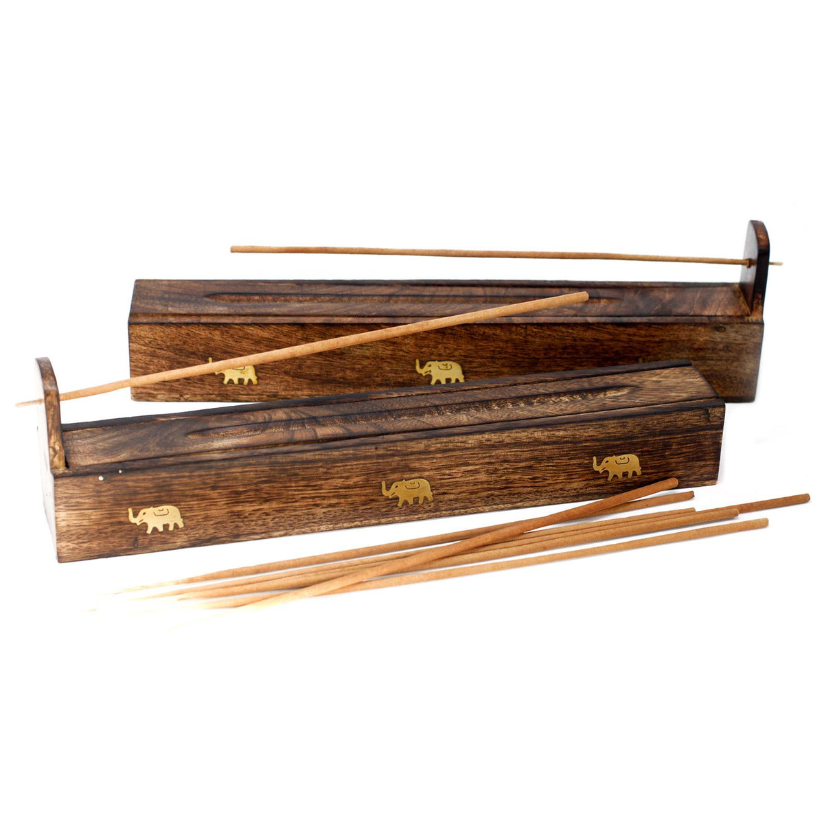 Mango Wood Incense Box - Assorted - Soporte de Incienso