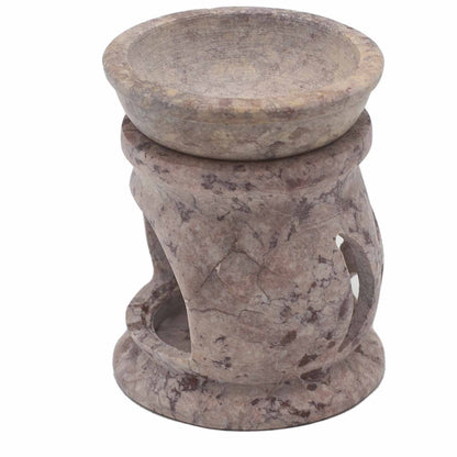 Brûleur à huile en stéatite petit 8 cm - Pentagone des Trois Lunes