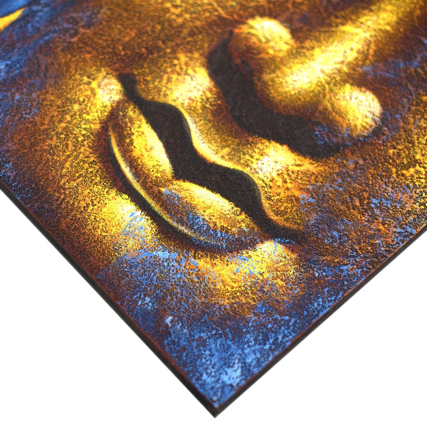 Cuadro de Buda · Flor de Loto y Rostro Dorado