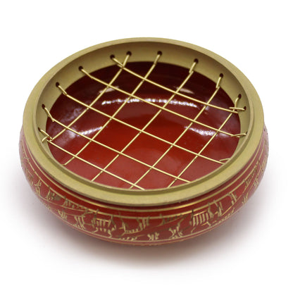 Cuenco de incienso de carbón Chakra - Sacro - Cuenco de Incienso de Carbón Chakras