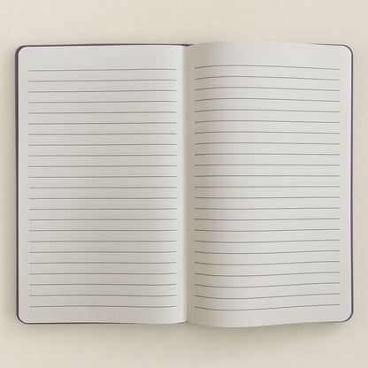 Cuaderno de terciopelo morado - 80 páginas - Crea magia