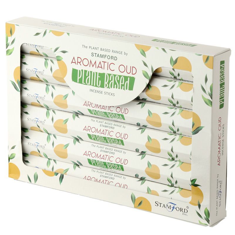 Varitas de Incienso a Base de Plantas - Oud Aromático - Varitas de incienso Premium Stamford a base de plantas
