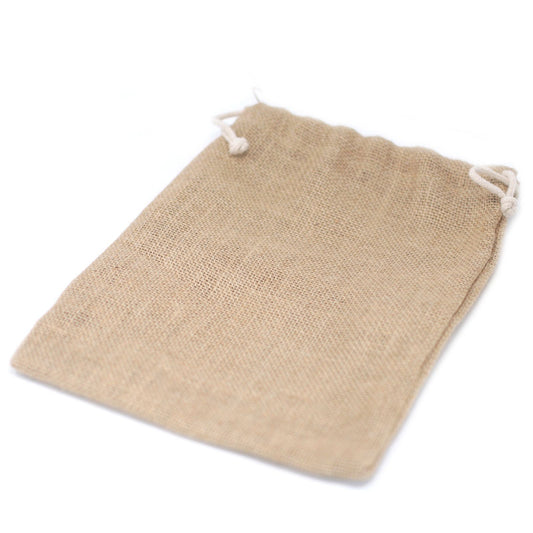 Saco de yute mediano - 240x300mm - Sacos de Yute con Cuerda