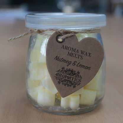 Pastillas de cera aromáticas para derretir - Nuez Moscada y Limón - Pastillas de cera aromáticas