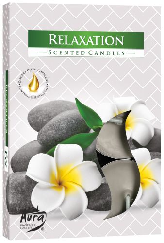 1x Set de 6 Velas de Té Perfumadas - Relajación - Velas de té perfumadas
