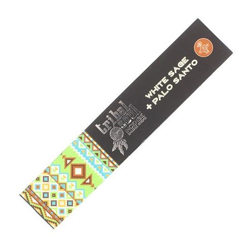 Incienso Tribal Soul - Salvia Blanca + Palo Santo - Incienso Tribal Soul