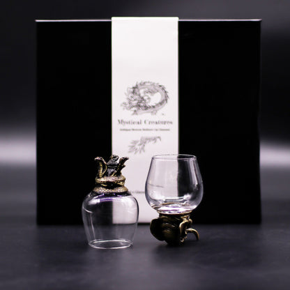 Set de regalo de 6 vasos (100 ml) - Criaturas Místicas - Bronce Antiguo