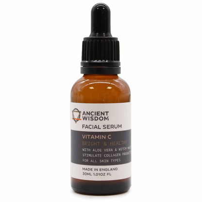 Sérum Facial de Vitamina C · Aloe Vera y Hamamelis · 30 ml
