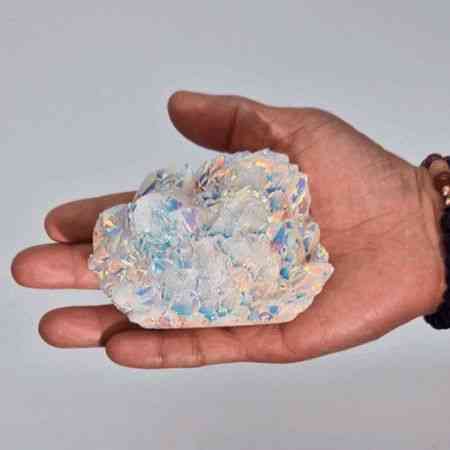 Cuarzo Natural Mejorado Grande - Cuarzo Angel Aura (aprox 300-450gm 8-15cm)