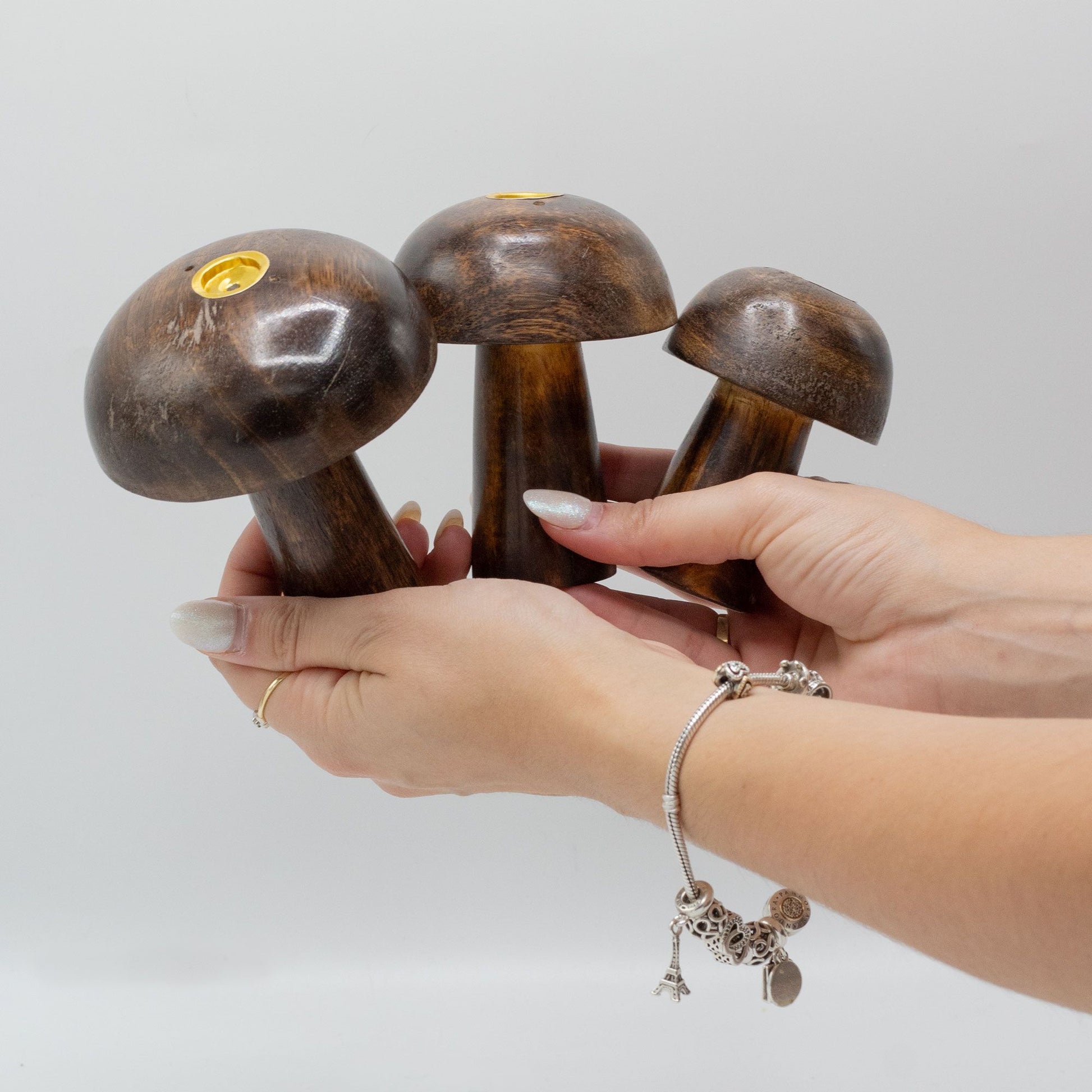 Set de 3 Setas Cono Incienso ((10cm 9cm 8cm) - Soporte de Incienso