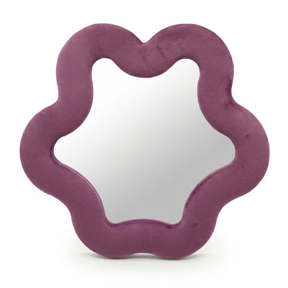 Espejo suave ondulado – Estrella – malva (33 x 31 x 2.3cm)