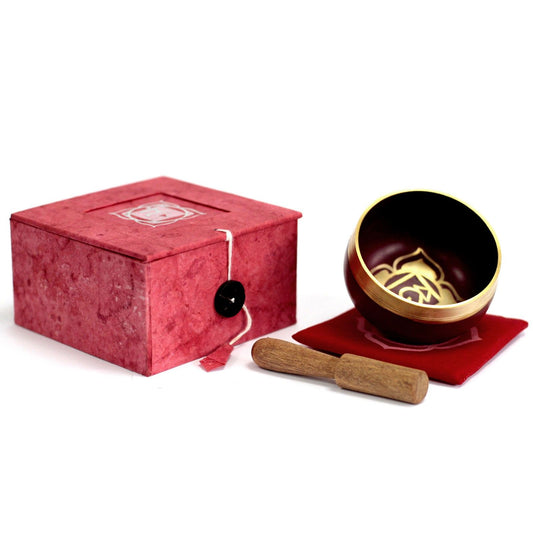 Cuenco Chakra - Raíz - Set de Regalo Tibetano, chakra raíz