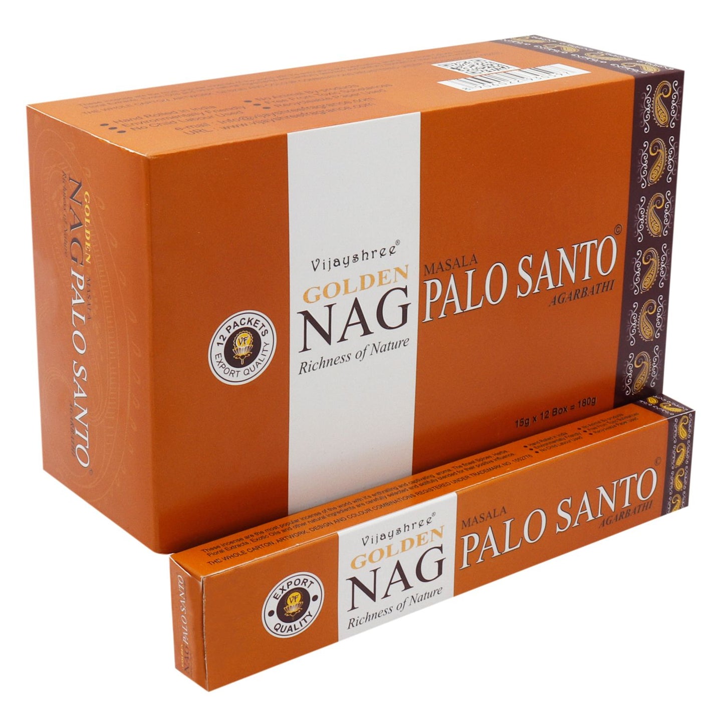 15g Incienso Dorado Nag - Palo Santo - Incienso Golden