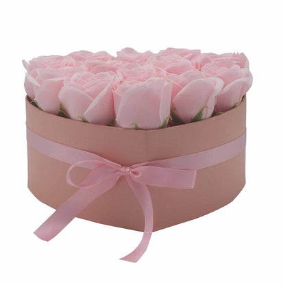 Caja de Regalo - Rosas de Jabón · 13 ud Rosa Corazón