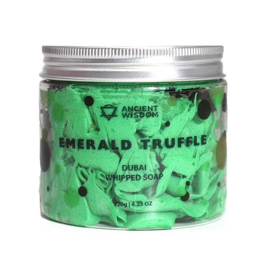 Savon fouetté de Dubaï - Truffe émeraude 120g