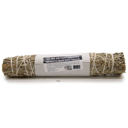 Atado de Hierba - Salvia Azul 22.5 cm - Atados de Smudge – Envuelto individualmente
