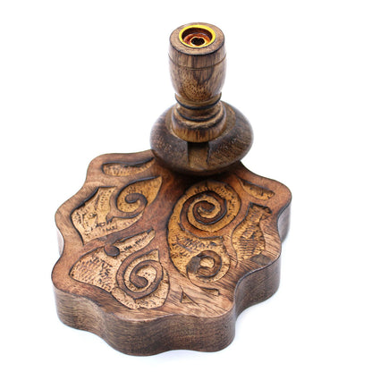Sm Quemador Inverso Madera de Mango - Árbol de la Vida - Quemador de Flujo Inverso de Madera de Mango