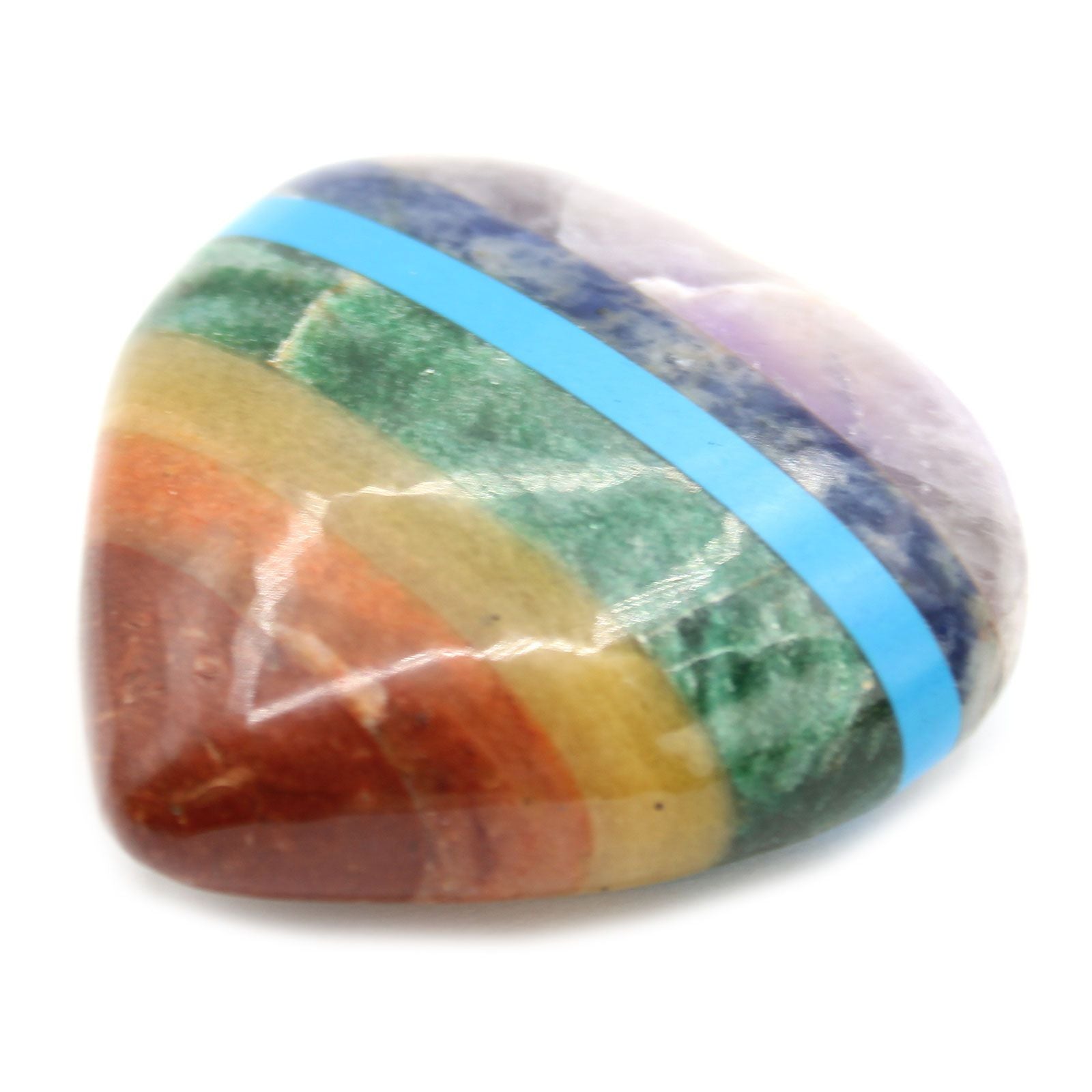 Corazones de Chakras 45-60 mm - Bonded Chakra Stones