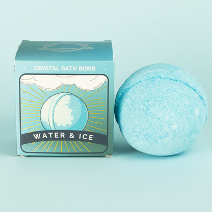 Bomba de baño de cristal elemental - Agua