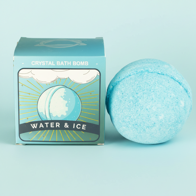Bomba de baño de cristal elemental - Agua