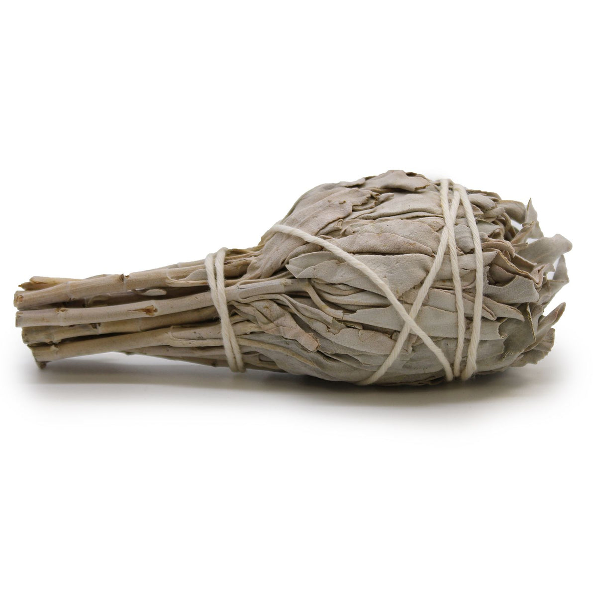 Atado de Hierba - Antorcha de Salvia Blanca 10cm - Atados de Smudge – Envuelto individualmente
