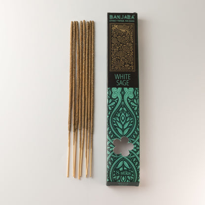 Incienso Banjara Extra Largo - Salvia Blanca - Incienso Banjara Extra Largo, Gift Packaging