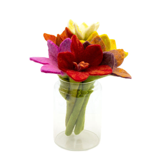 Felt Flowers - Lily (assorted colors)