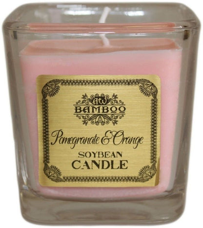 Vela de Cera de Soja - Granada y naranja - Velas de Cera de Soja, cera de soja