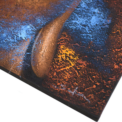 Cuadro de Buda · Rostro de Cobre Metalizado