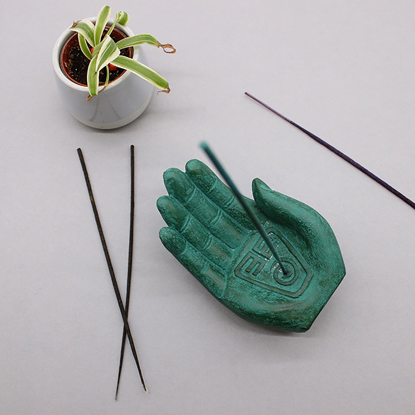 Quemador de Incienso  - Tierra Protectora (Verde)