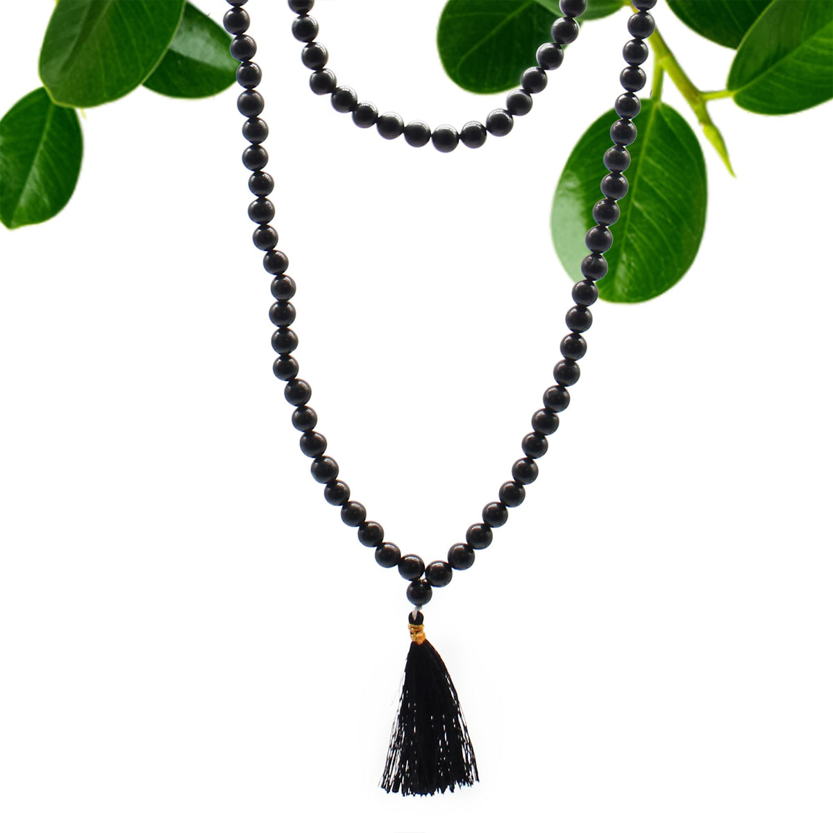 108 Japamala - Agata Negra - Japamalas de Piedras Naturales, 108 cuentas