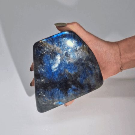Piedras Grandes de Labradorita de Madagascar (aprox 900-1100g 100-170mm) - Piedras de Labradorita de Madagascar