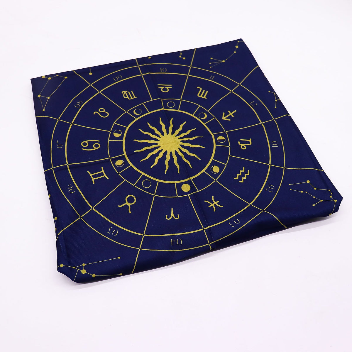 Paño para lectura de Tarot - Zodiaco - Cartas del Tarot y paños de lectura