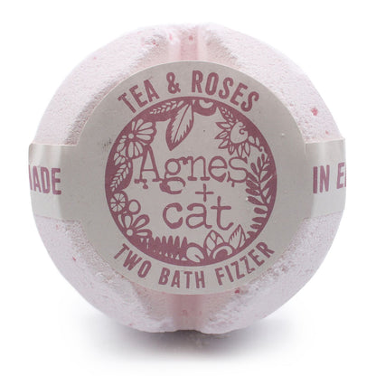 Bomba de baño Agnes + Cat - Té y Rosas