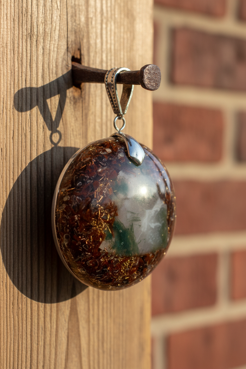 Orgonite Pendant - Power Block in the Dome