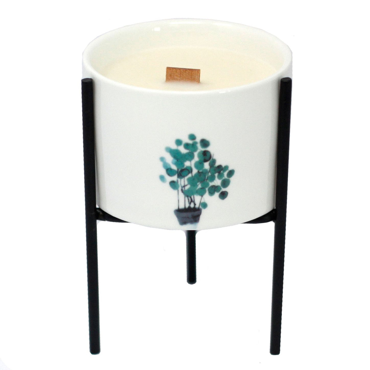 1 Candelabro Botánico De Hierro - Velas Botánicas De Soja
