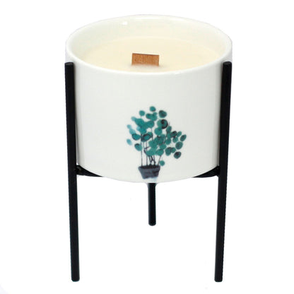 1 Candelabro Botánico De Hierro - Velas Botánicas De Soja