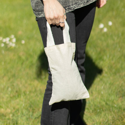Nomad Sari Icónica Bolsa Tote de Regalo Mini - Sin impresión- (25x18cm) - Natural 4oz