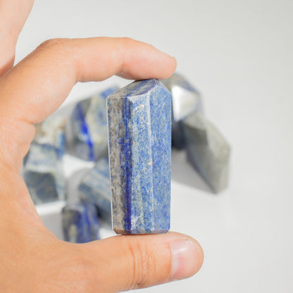Puntas de gemas aprox. 6 cm (0,5 kg) - piedra lunar india (aprox. 8 piezas)