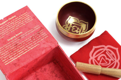 Cuenco Chakra - Raíz - Set de Regalo Tibetano, chakra raíz