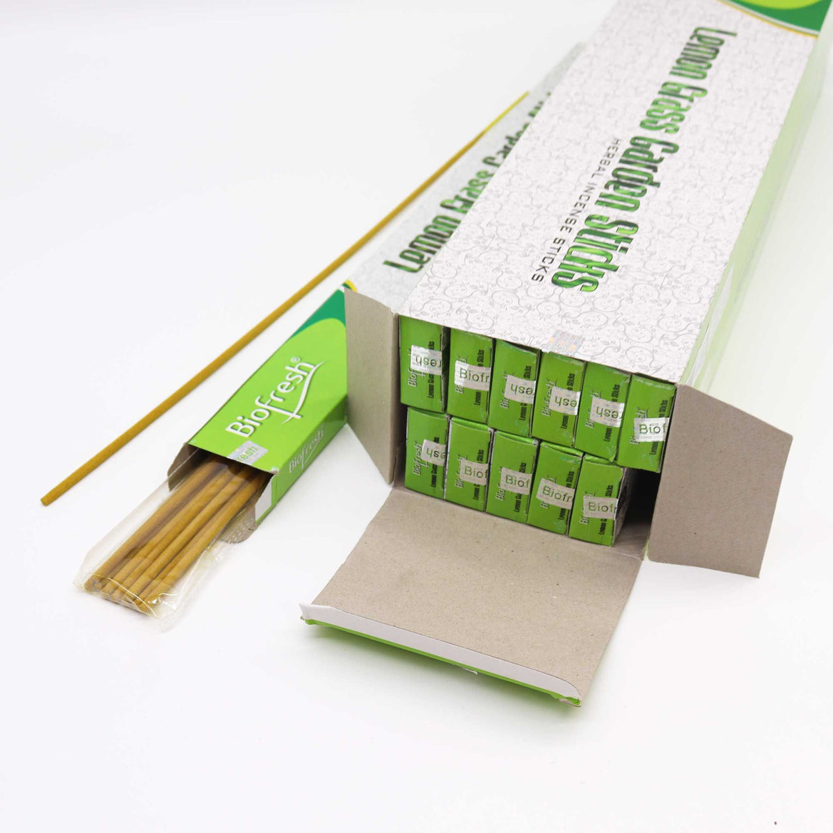 Incienso Jardín Biofresh - (10 x 50cm) - Limoncillo - Varillas de Incienso BioFresh