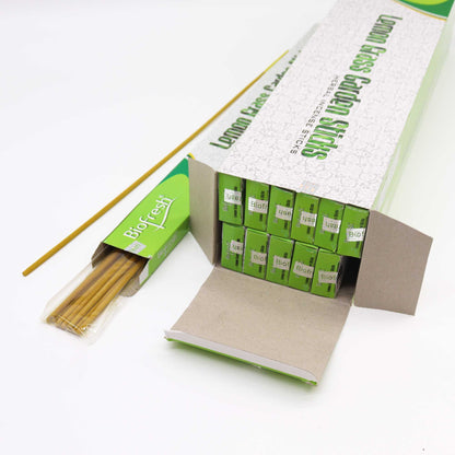 Incienso Jardín Biofresh - (10 x 50cm) - Limoncillo - Varillas de Incienso BioFresh