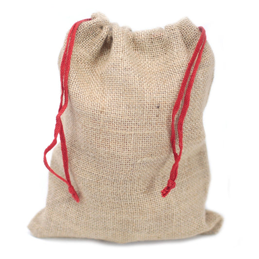 Saco de yute pequeño - 180x220mm - Sacos de Yute con Cuerda