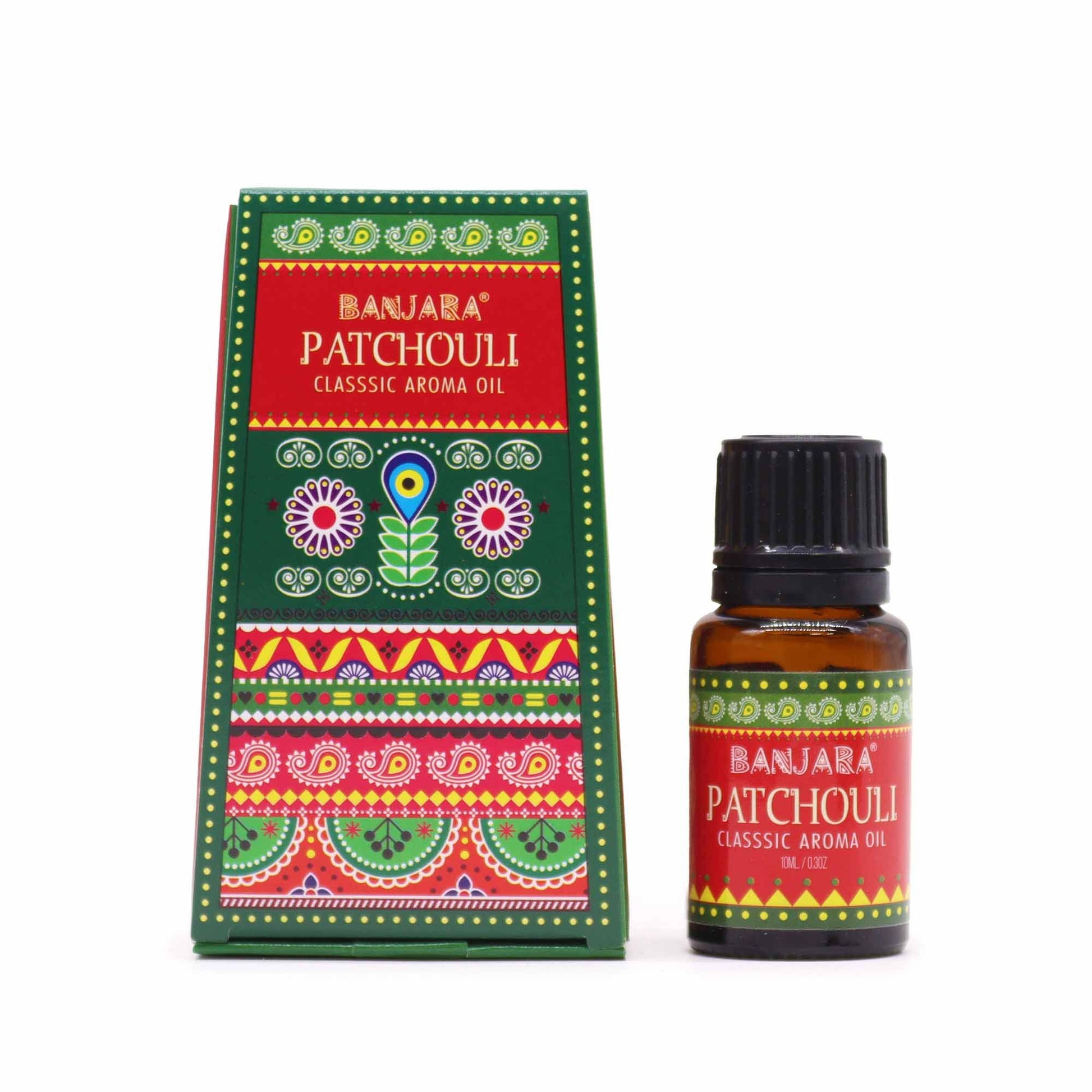 Aceite con fragancia de la India Banjara 10ml - Pathchouli - Aceites de Fragancias Indias 10ml