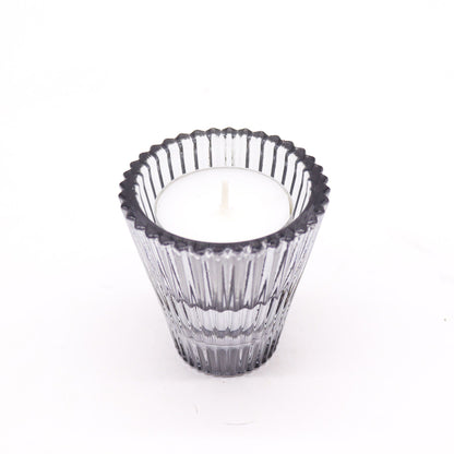 Portavelas reversible para cena / vela de té - Gris medianoche
