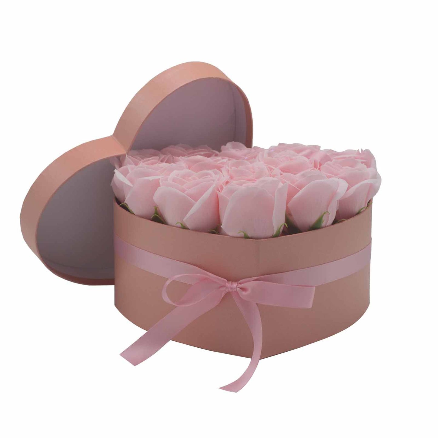 Caja de Regalo - Rosas de Jabón · 13 ud Rosa Corazón