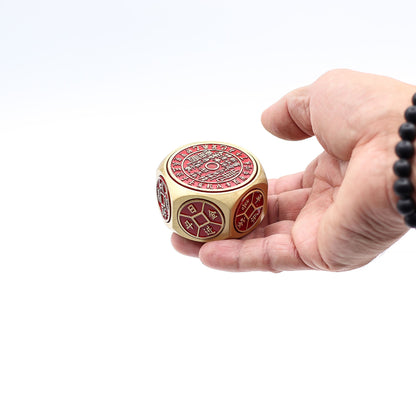 Fortuna del Feng Shui - Calendario Rojo y Dados de Moneda - Selector de Fechas Auspiciosas