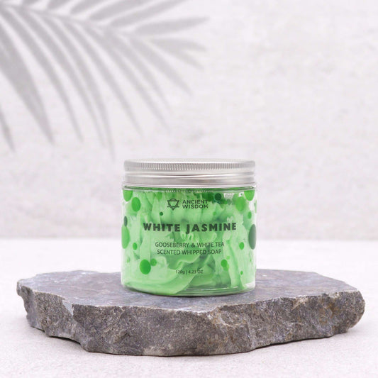 Savon Crème Fouettée Groseille à Maquereau et Thé Blanc 120g