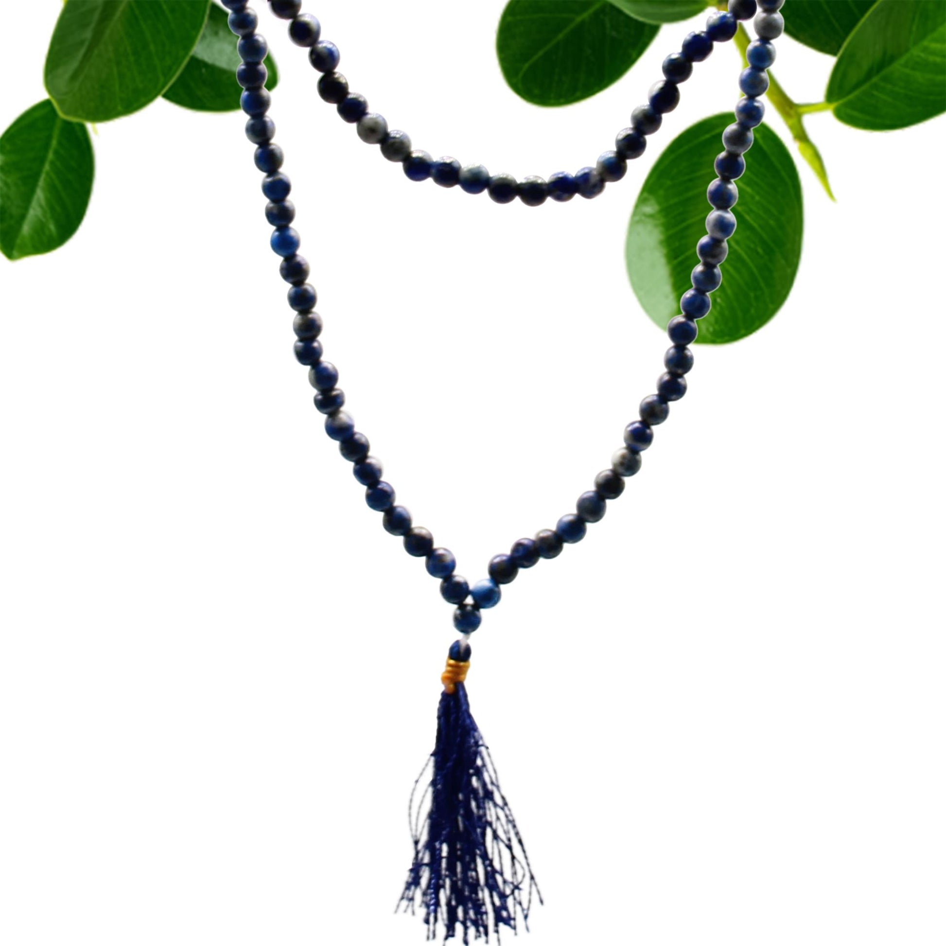 108 Japamala - Lapis - Japamalas de Piedras Naturales